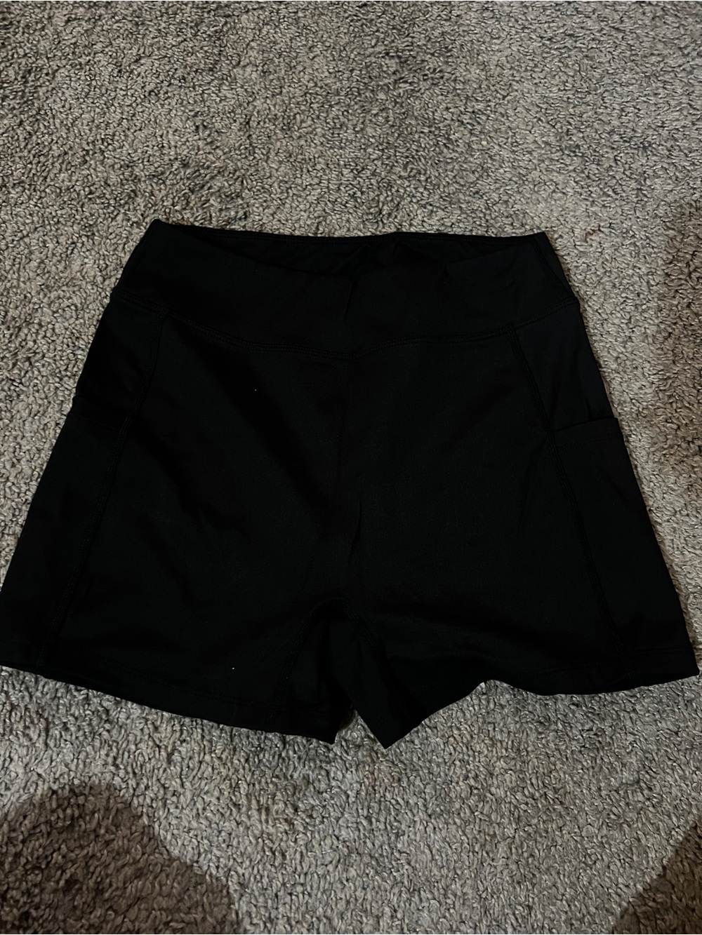 Women's Black Halara Active Pocket Shorts